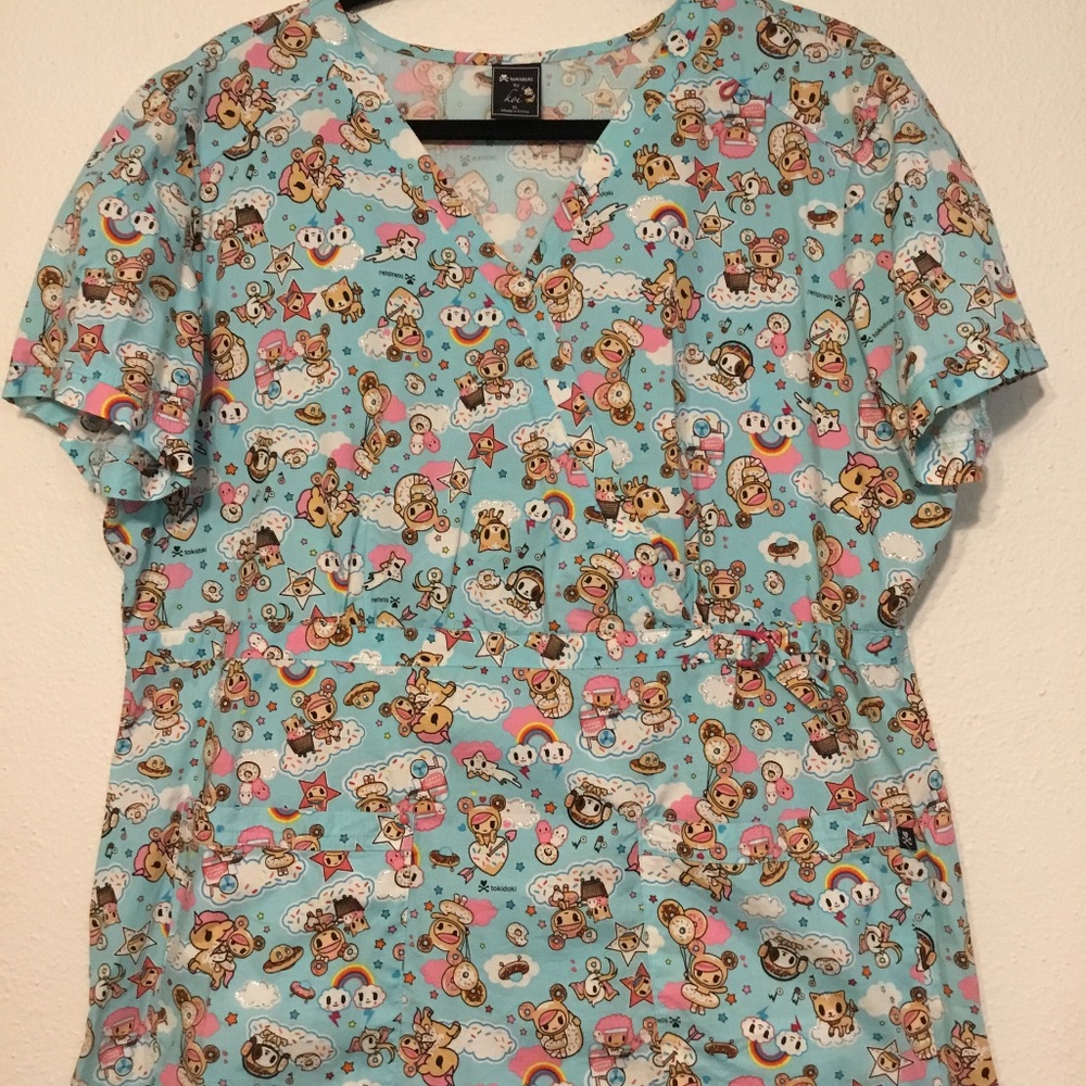 SCRUB TOP...TOKIDOKI by koi
